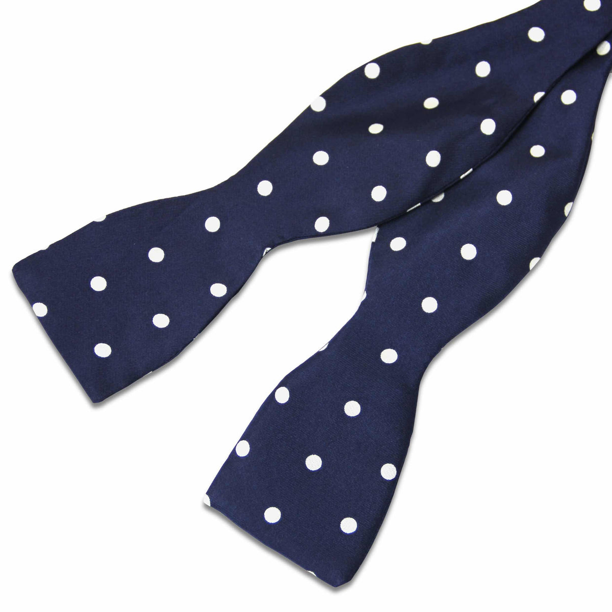 polka dot self tie bow tie