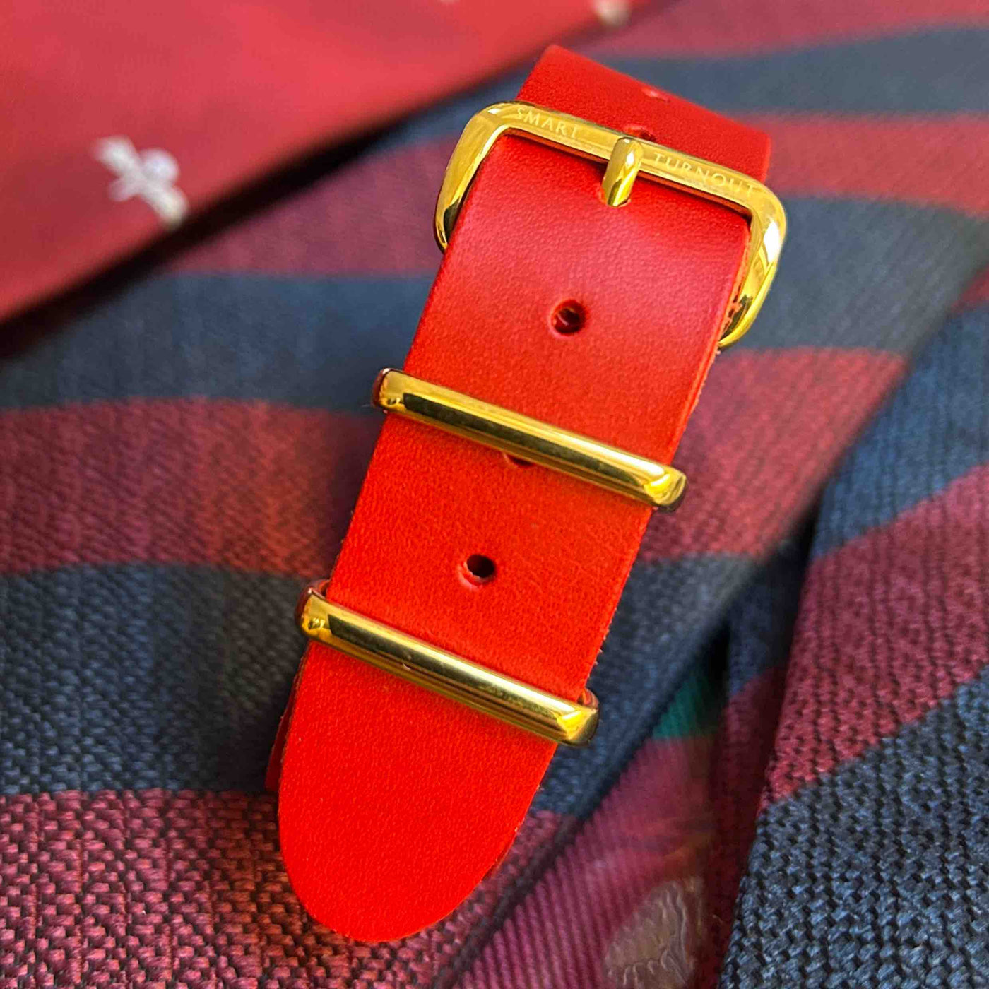 18mm  Watch Straps with Gold Fittings