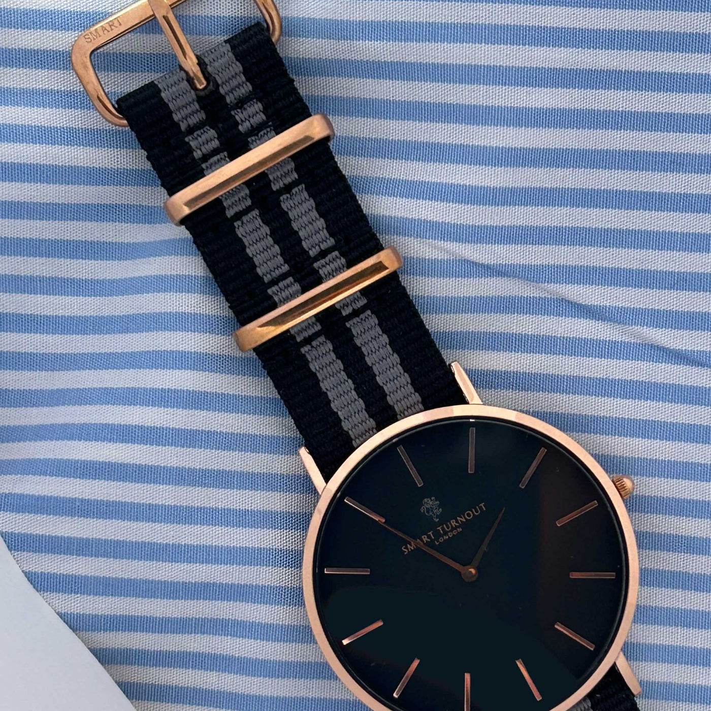 20mm Watch Straps with Rose Gold Fittings