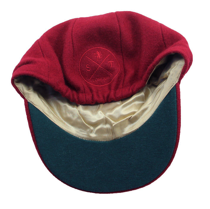 Cherry Red Sports Cap – Smart Turnout