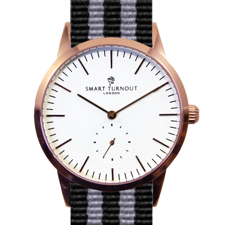 Signature Watch White (Rose Gold), NATO Watch Strap
